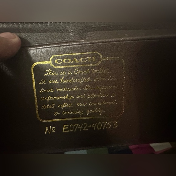 Brown Coach Wallet - Picture 5 of 8